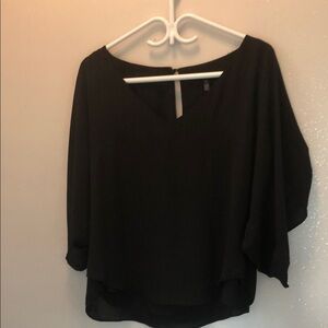 White House Black Market | S | Elegant Black Women's Top